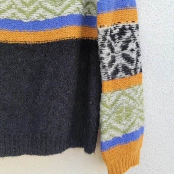 ANTHRO - MOULINETTE SOEURS Intarsia Alpaca Blends Pullover Sweater - Picture 8 of 11